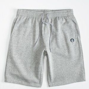 VOLCOM Pilsdon Mens Gray Sweat Shorts-Gray